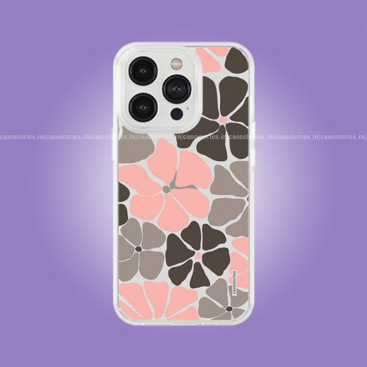 Blush & Cocoa Petals Clear Soft Case
