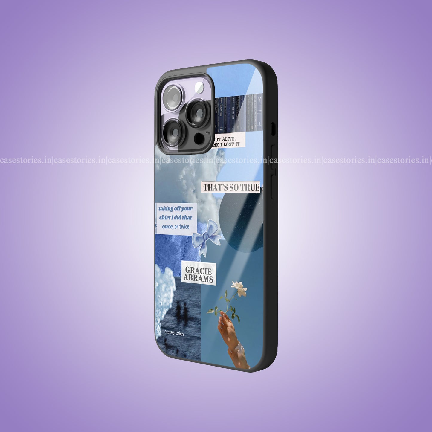 Cloudy Pop Premium Glossy Phone Case