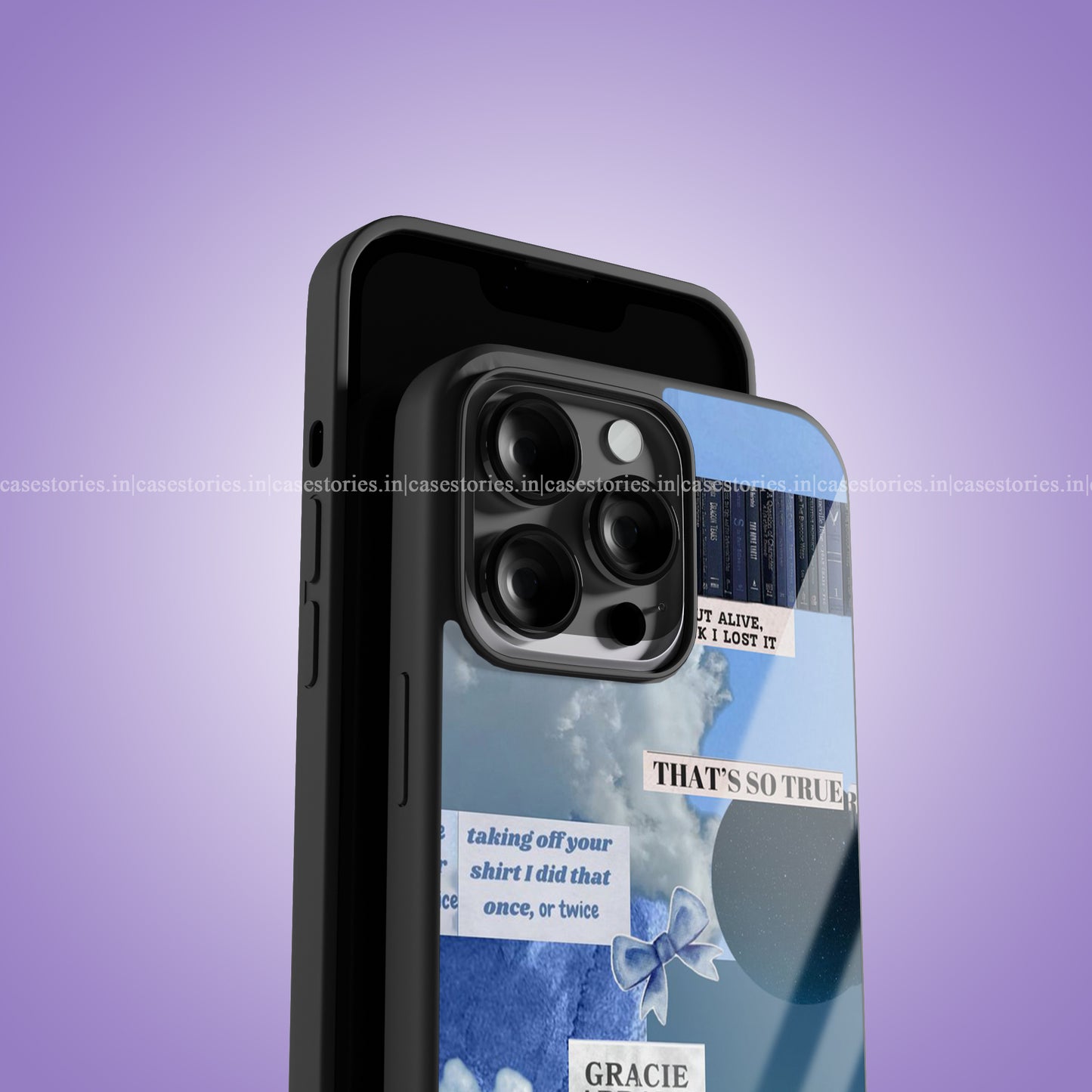 Cloudy Pop Premium Glossy Phone Case