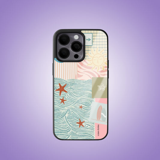 Coastal Collage Premium Glossy Phone Case