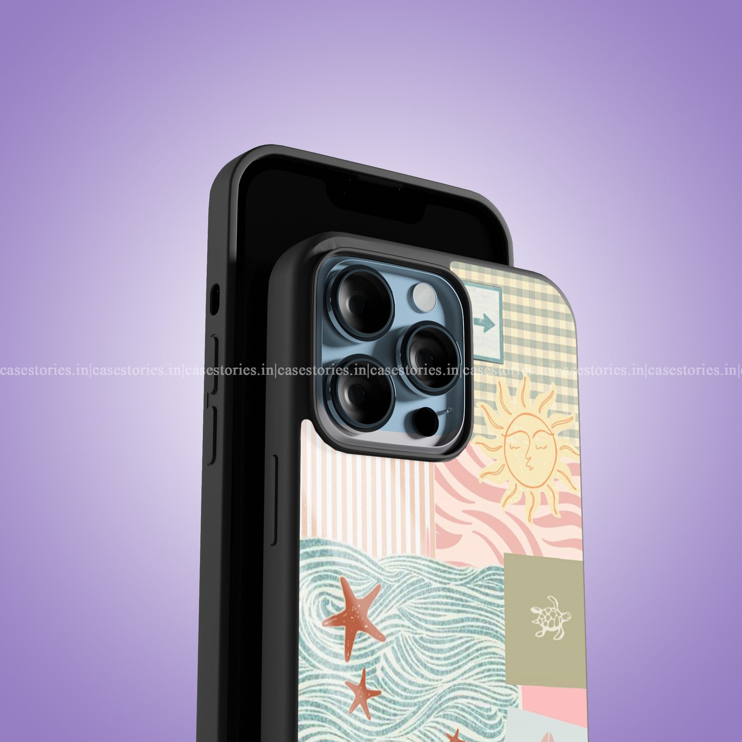 Coastal Collage Premium Glossy Phone Case