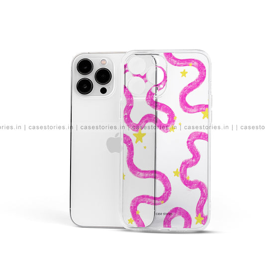 Crayon Doodles Transparent Mobile Cover