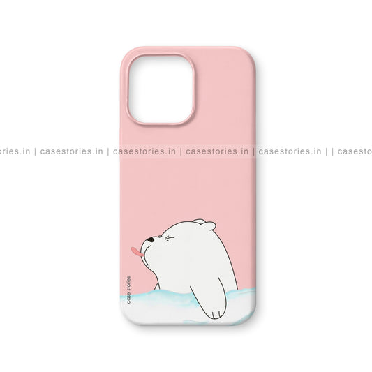 Cute Polar Bear Pink Cover Mobile Cover