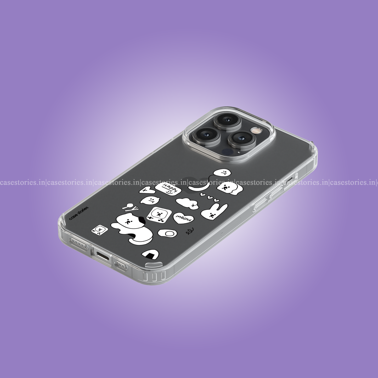 Cute Cub Clear Soft Case