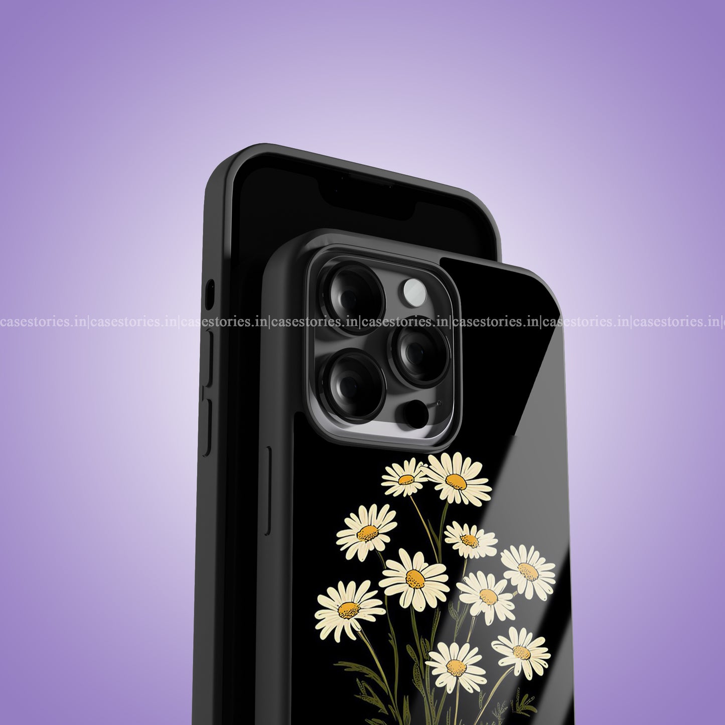 Daisy Minimalistic Floral Premium Glossy Phone Case