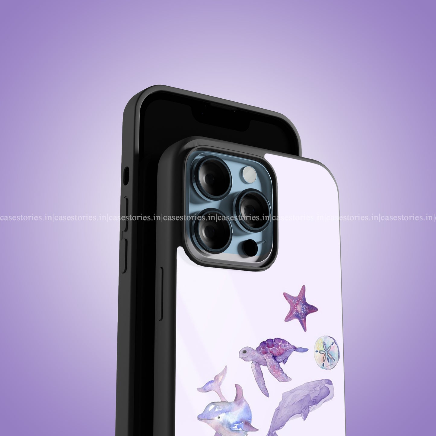 Deep Sea Core Premium Glossy Phone Case