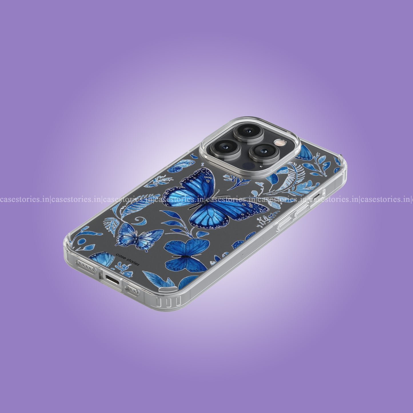 FloraFly Blue Clear Soft Case