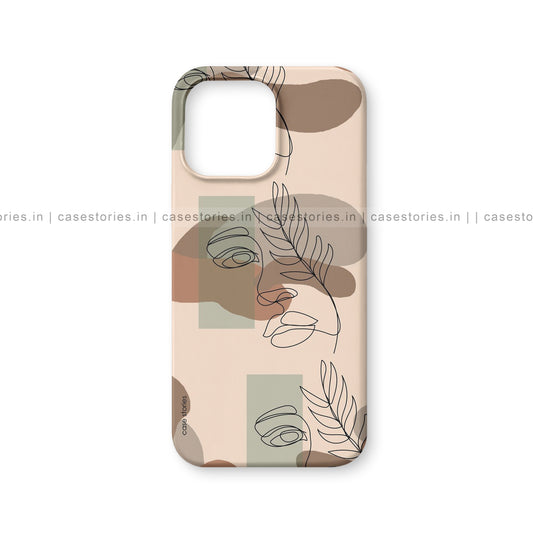 Girl Illustration Aesthetic Mobile Cover