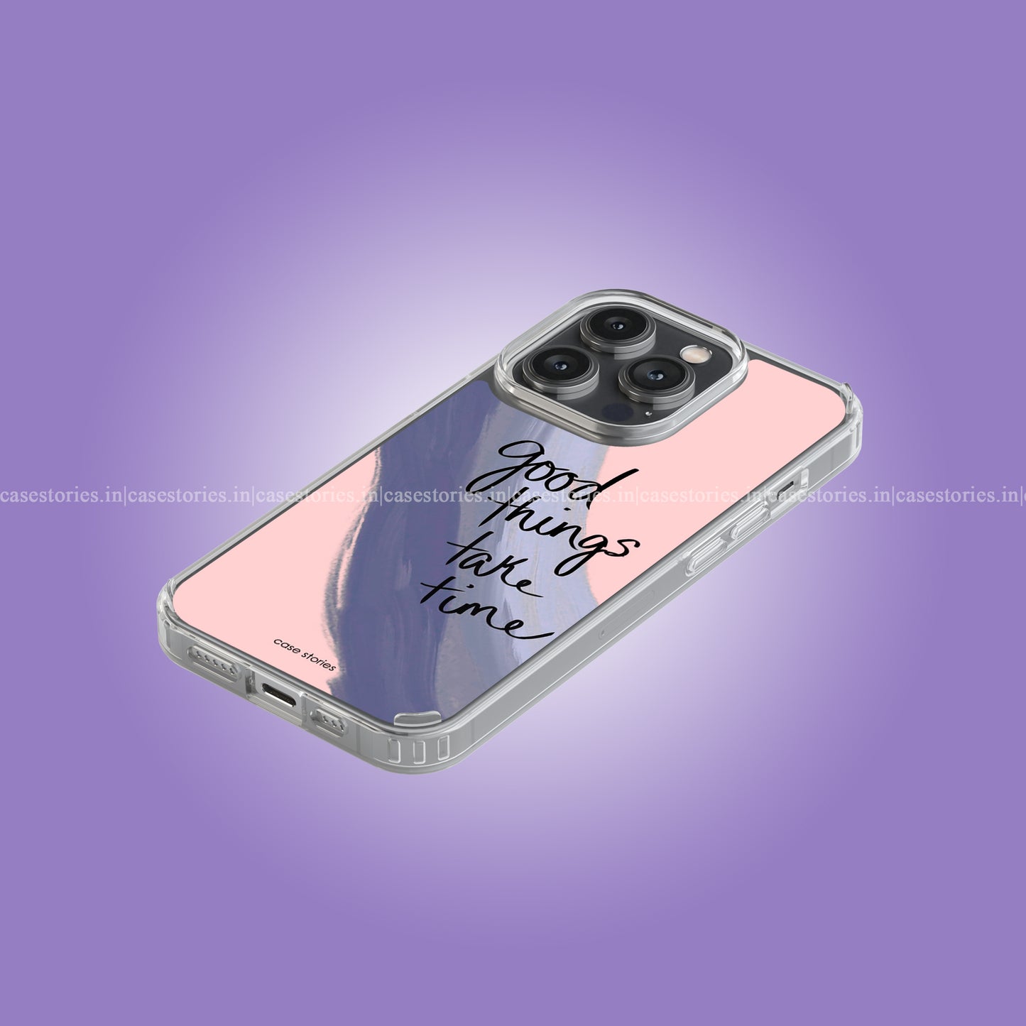 Good Things Take Time Aesthetic Quote Soft Case