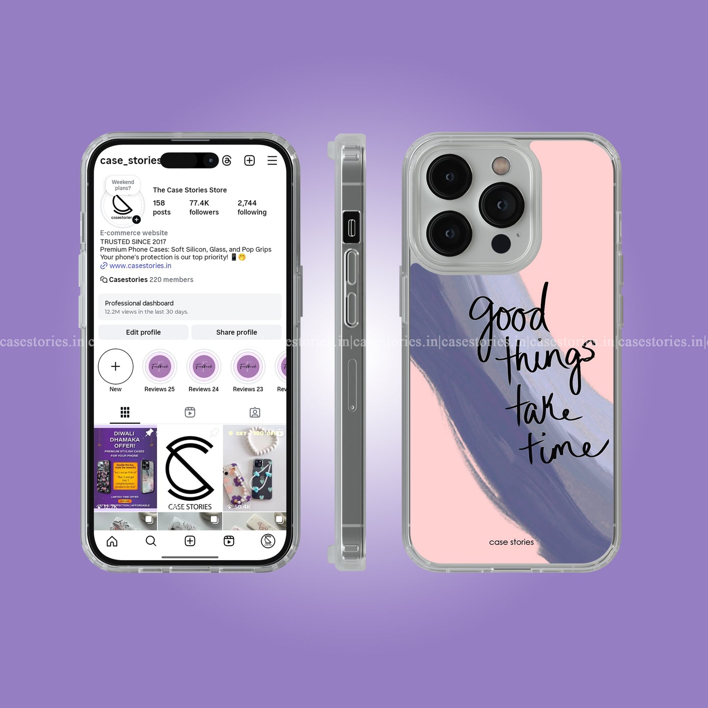 Good Things Take Time Aesthetic Quote Soft Case