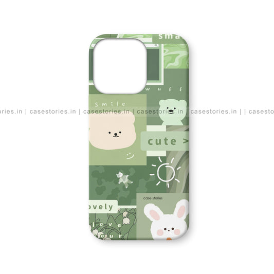 Green Vibe Kawai Mobile Cover