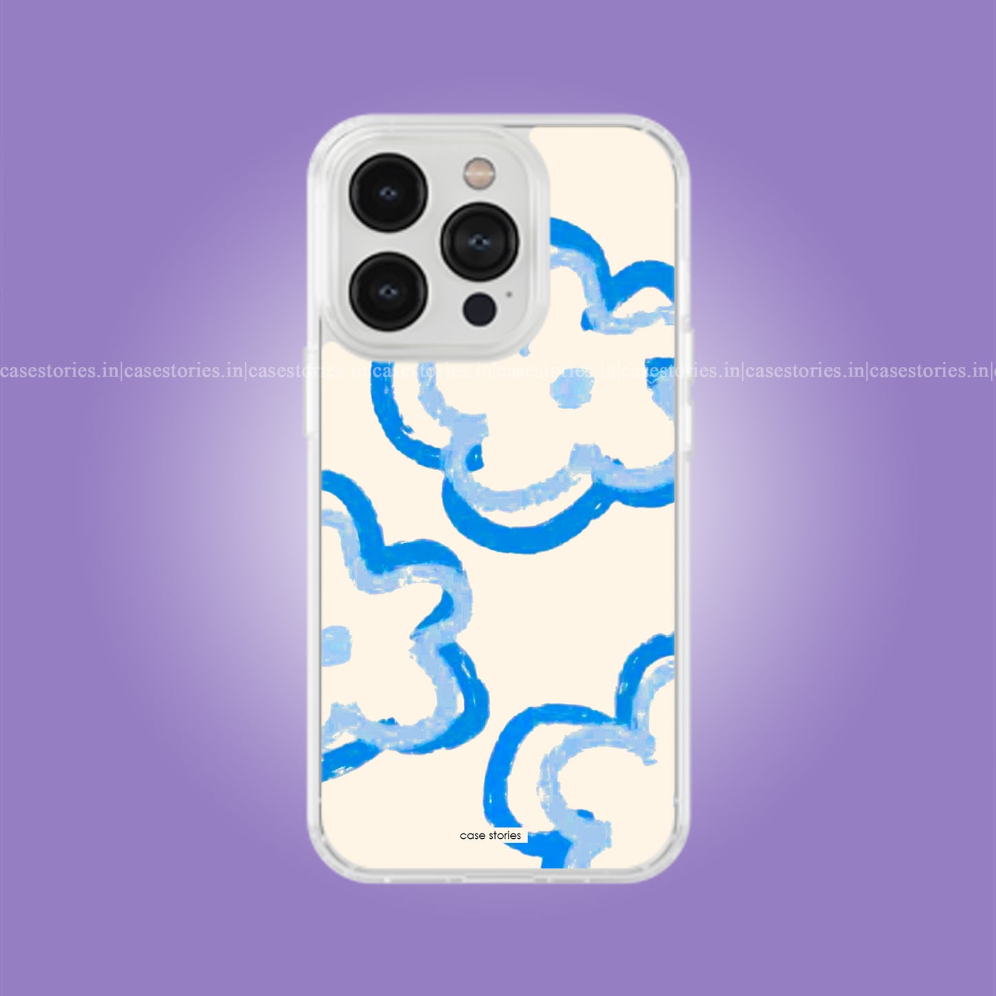 Hand Drawn Floral Pattern Soft Case
