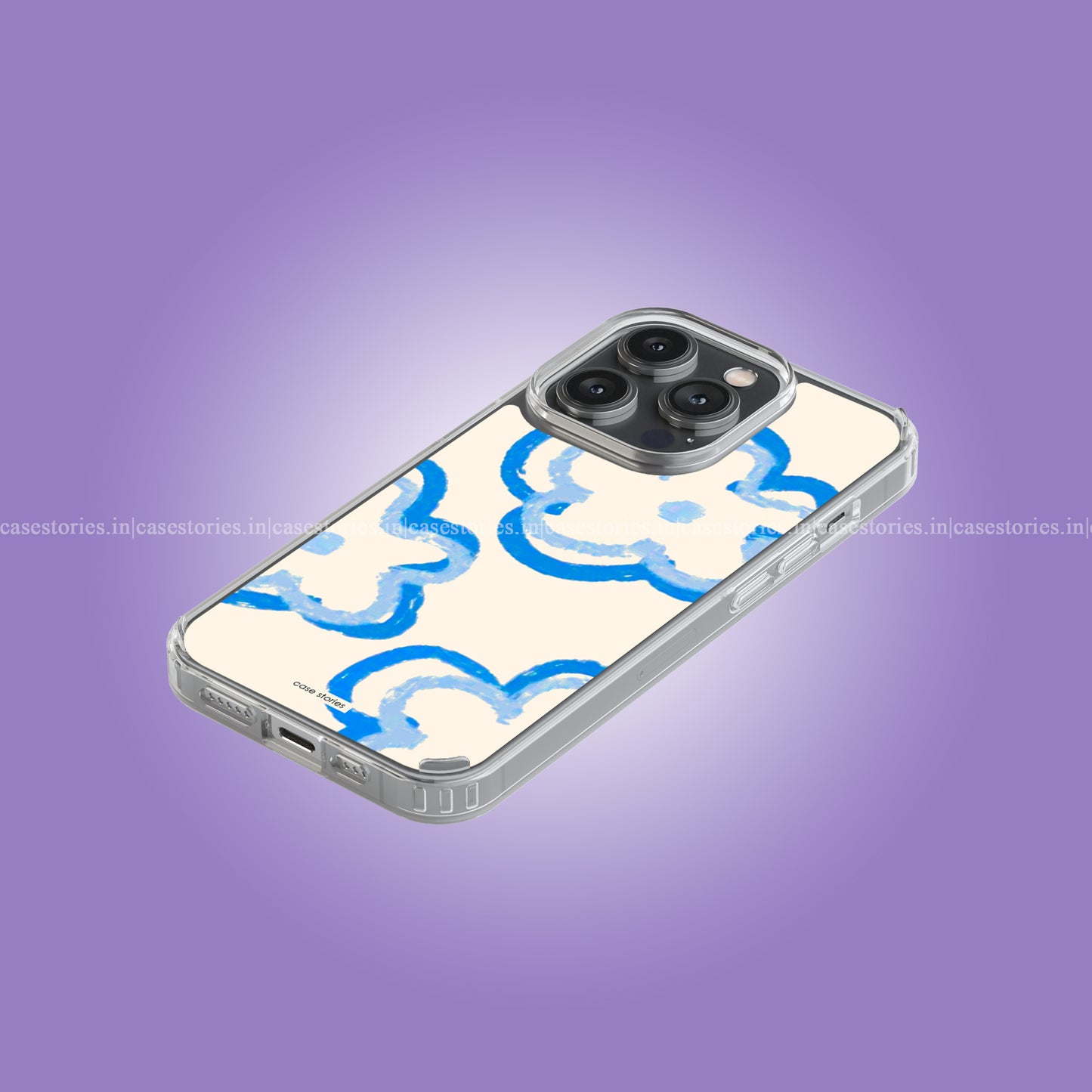 Hand Drawn Floral Pattern Soft Case