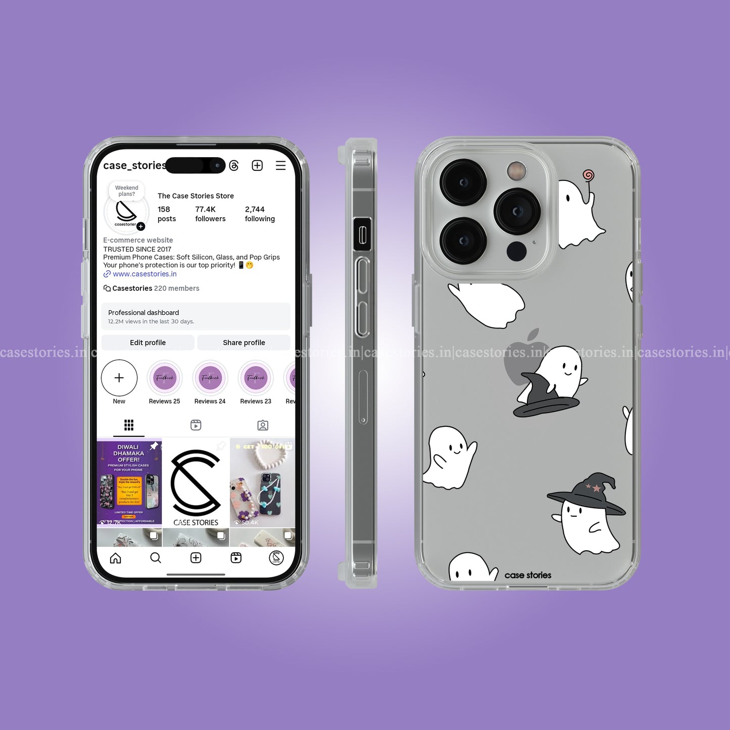 Happy Haunts Clear Soft Case