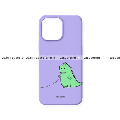 Heartstrings Green Dino Couple Mobile Cover