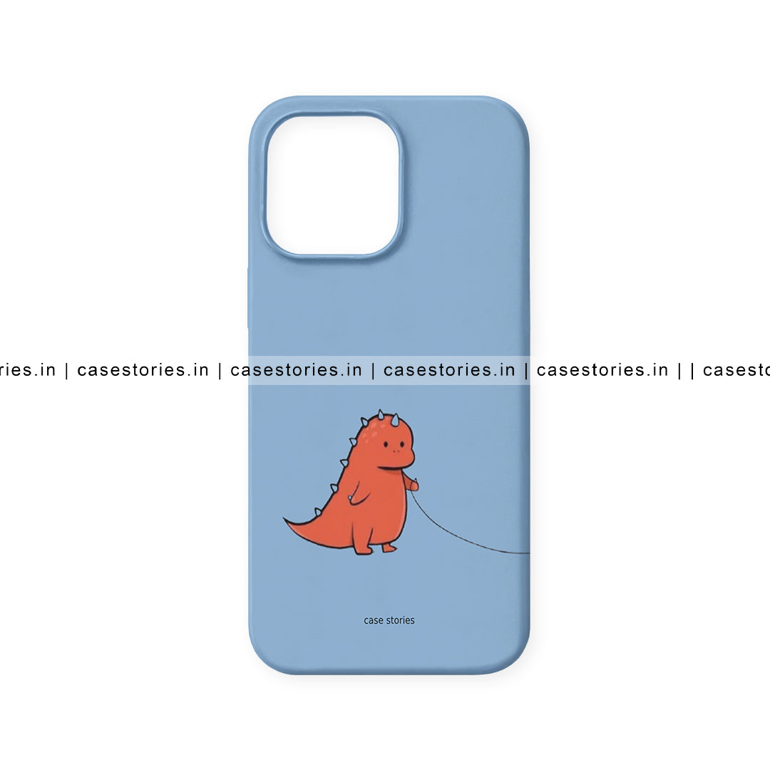 Heartstrings Red Dino Couple Mobile Cover