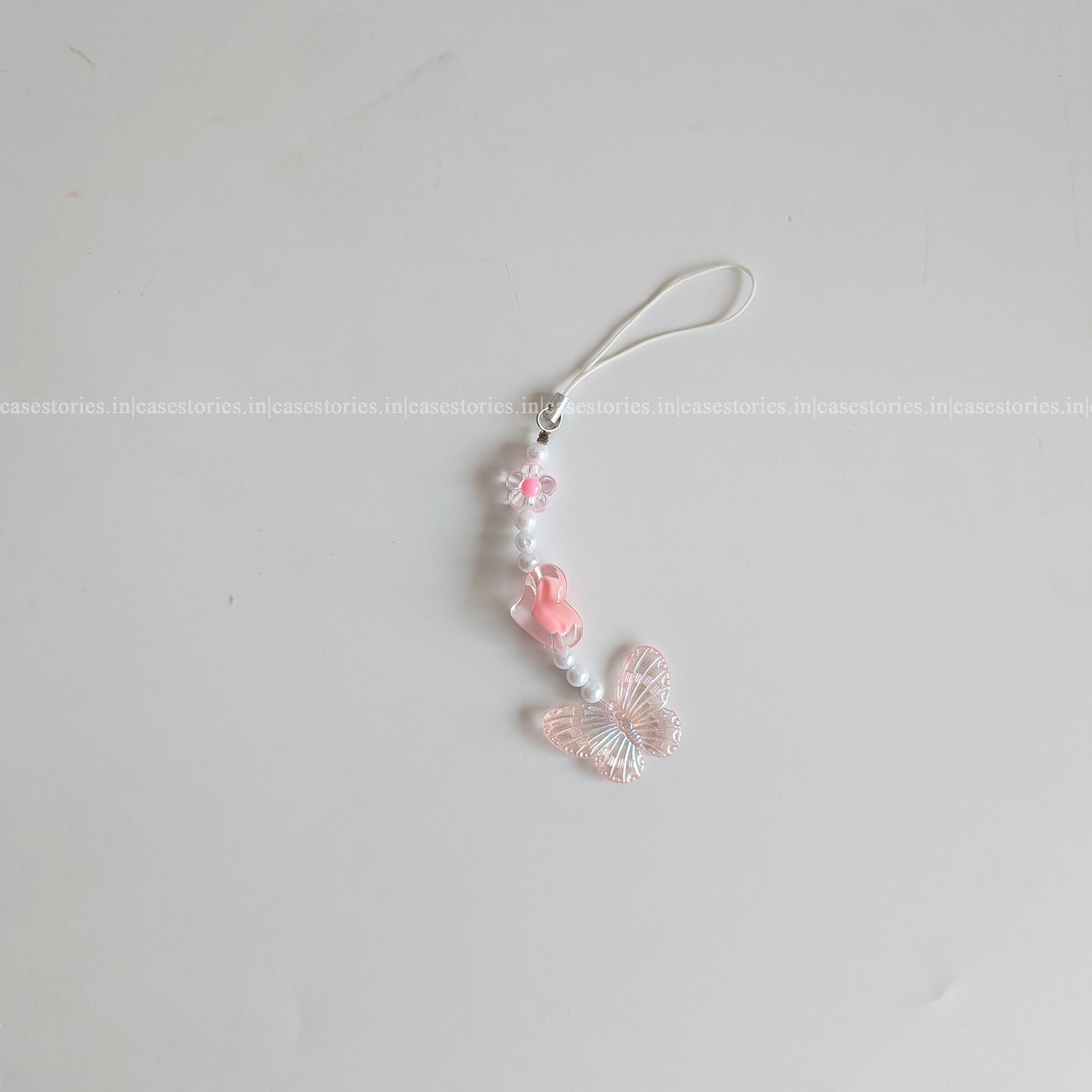 Pink Heartwing Mobile Charm