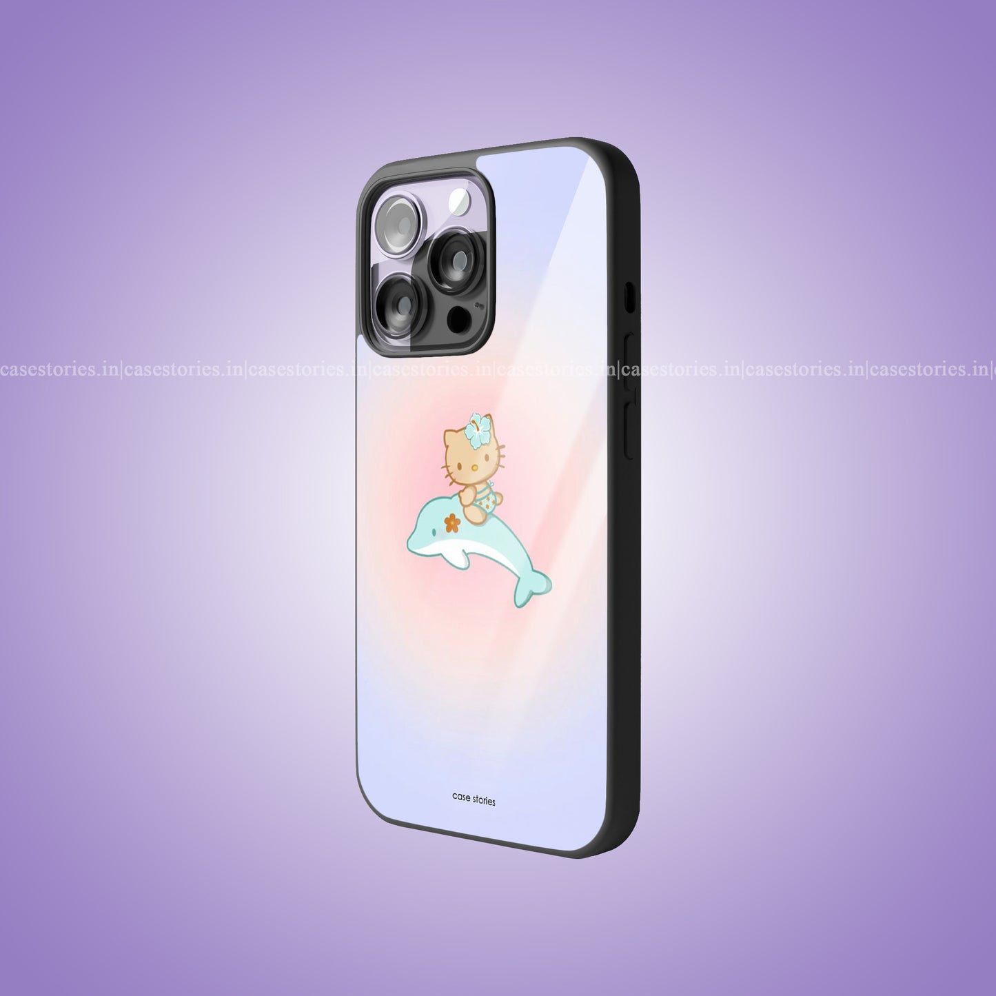 Hello Kitty Dolphin Premium Glossy Phone Case