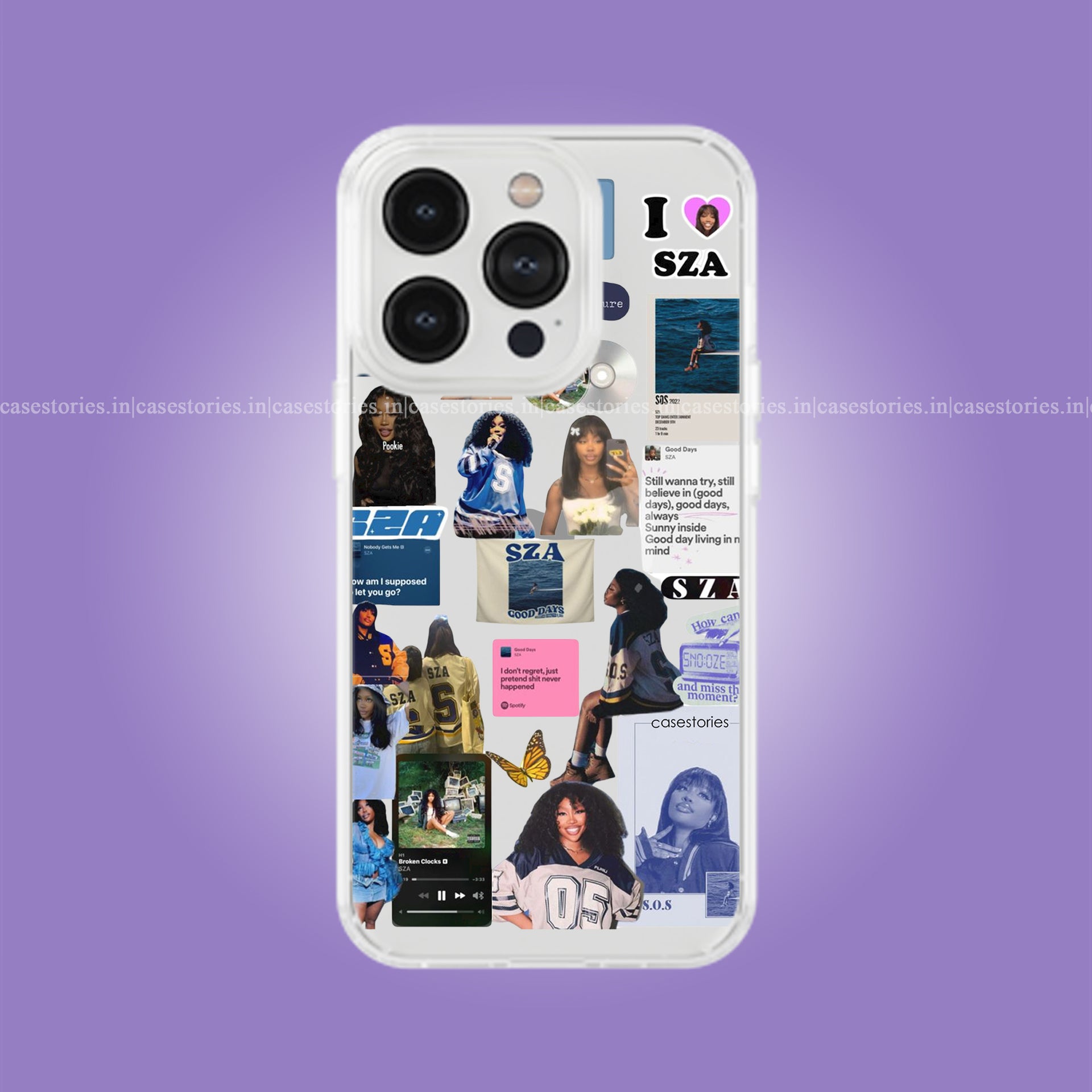 I Love Sza Clear Soft Case  CASE STORIES