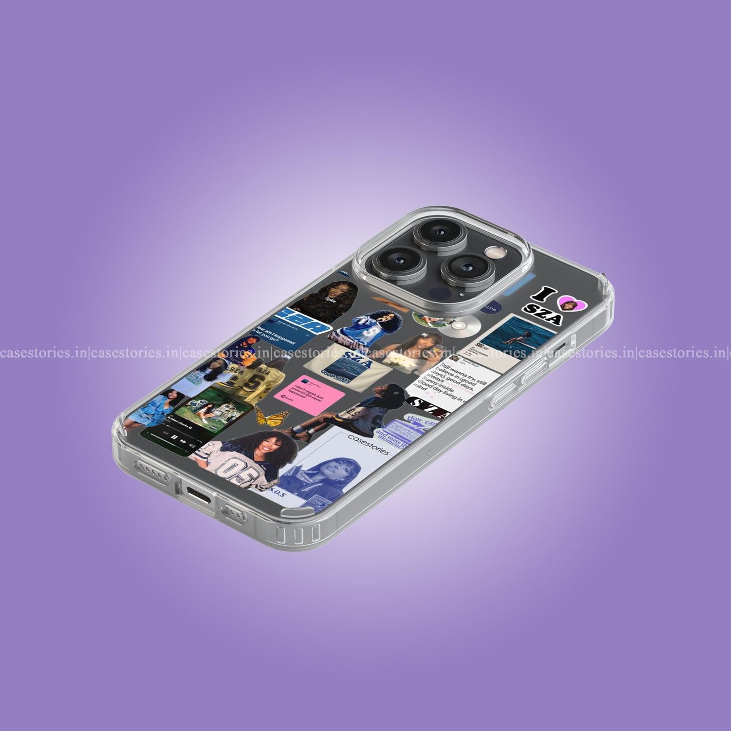 I Love Sza Clear Soft Case