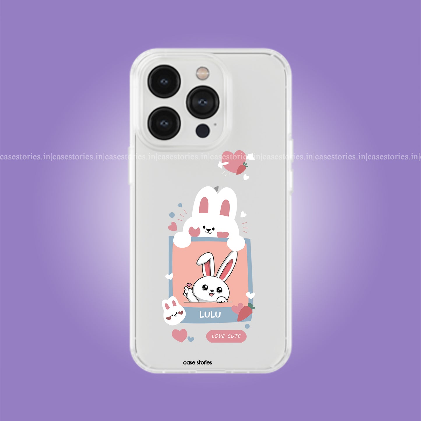 Little Hope Bunny Clear Soft Case
