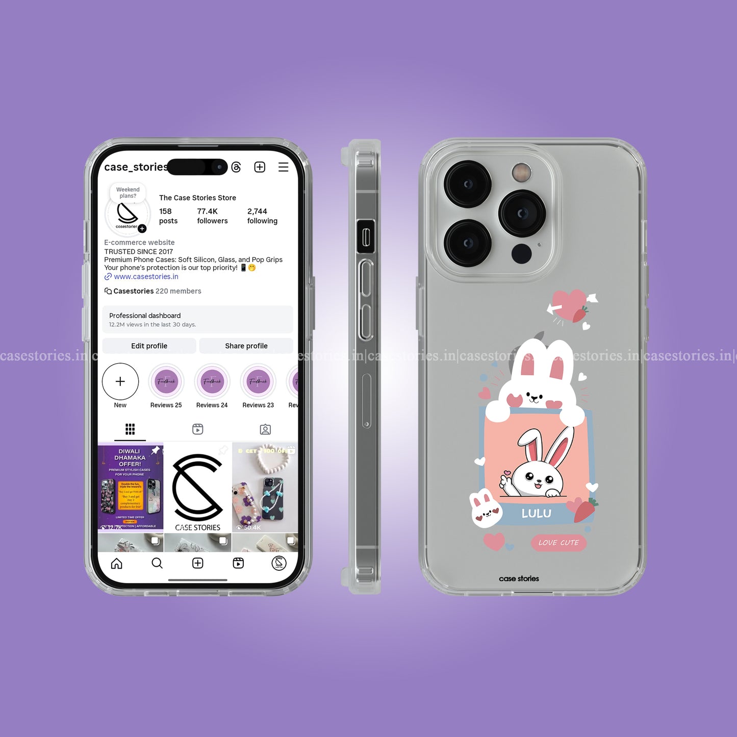Little Hope Bunny Clear Soft Case