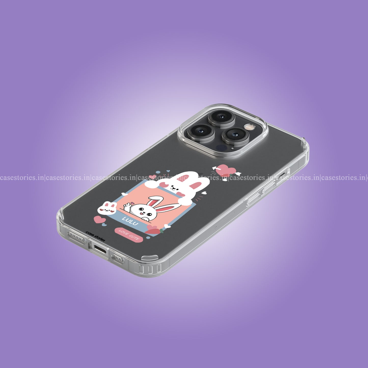 Little Hope Bunny Clear Soft Case