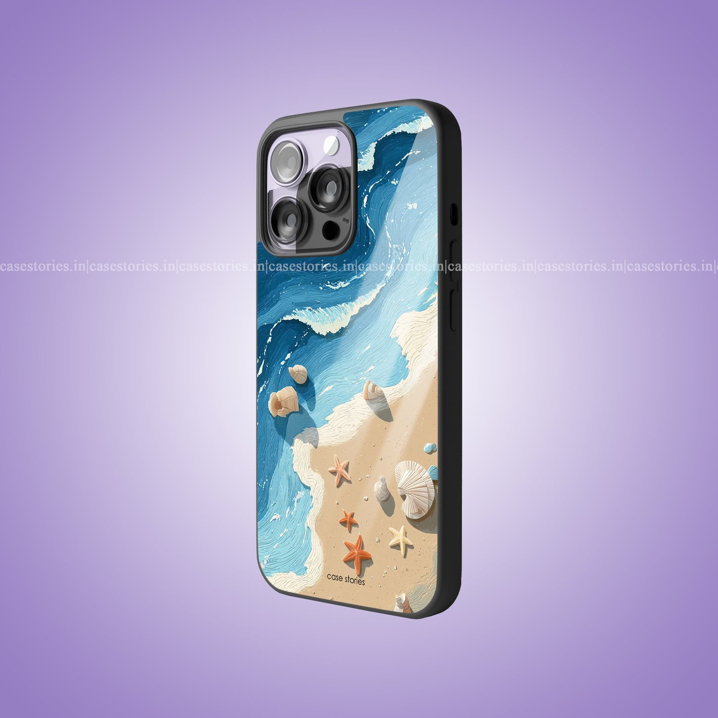 Marine Elegance Premium Glossy Phone Case
