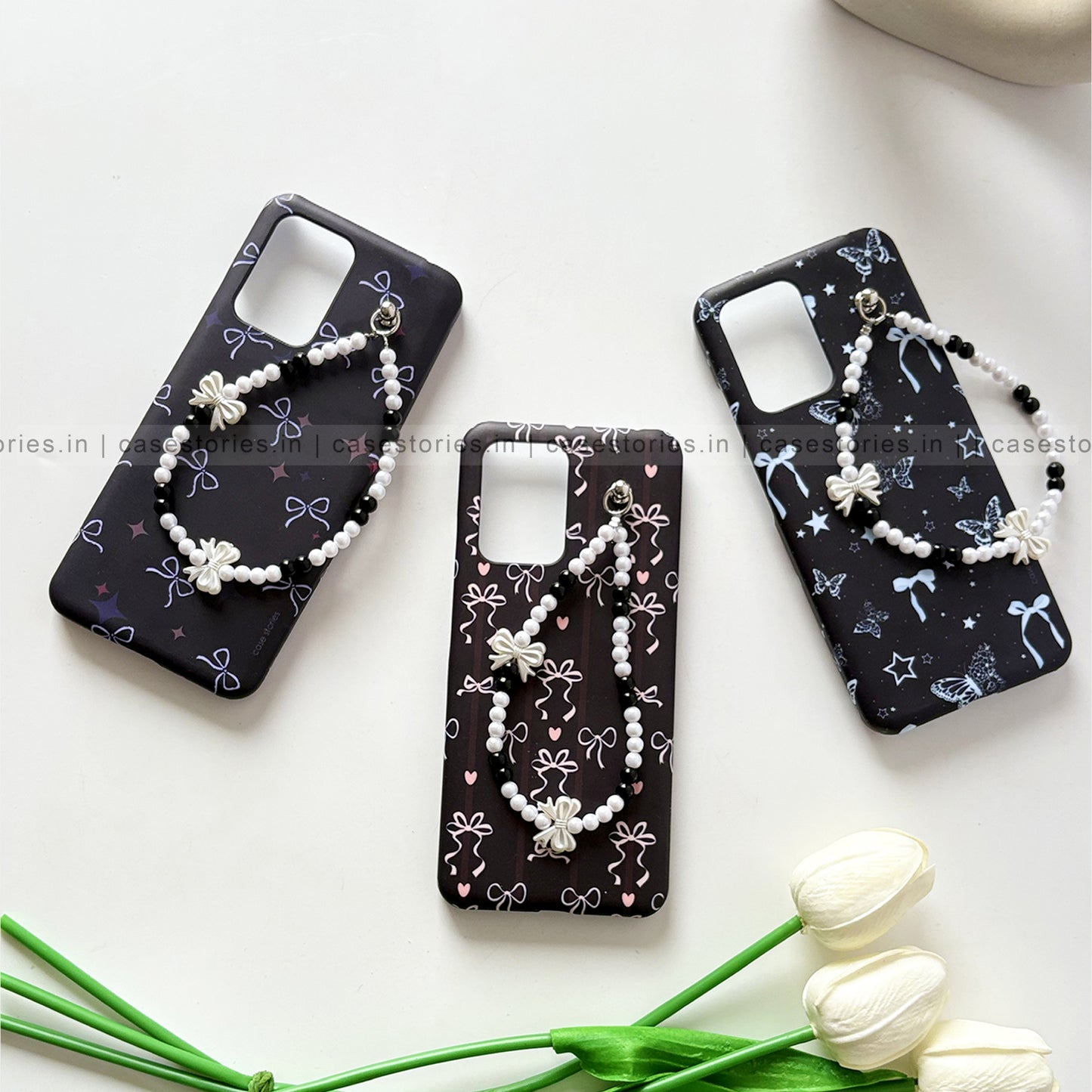 Midnight Bow Chain Soft Case