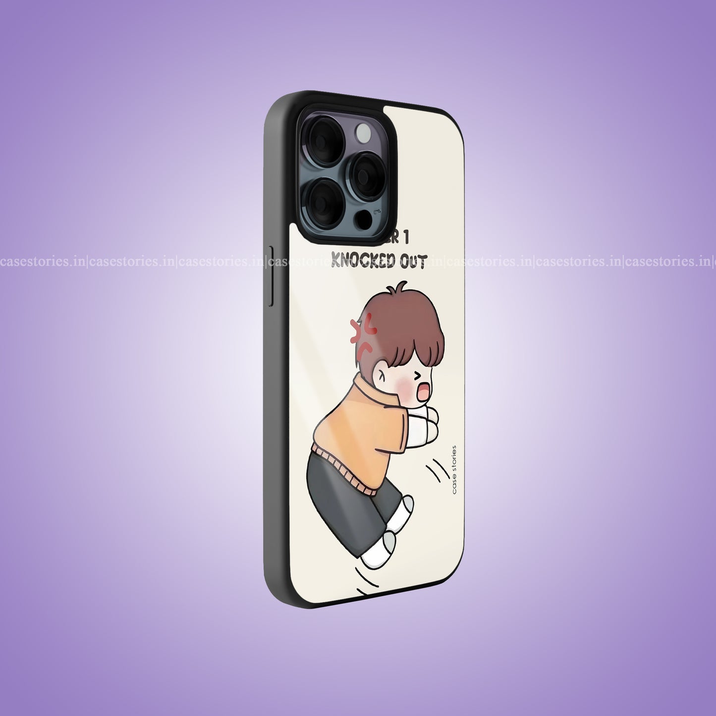 Mr. Chibi Couple For Him Premium Glossy Phone Case