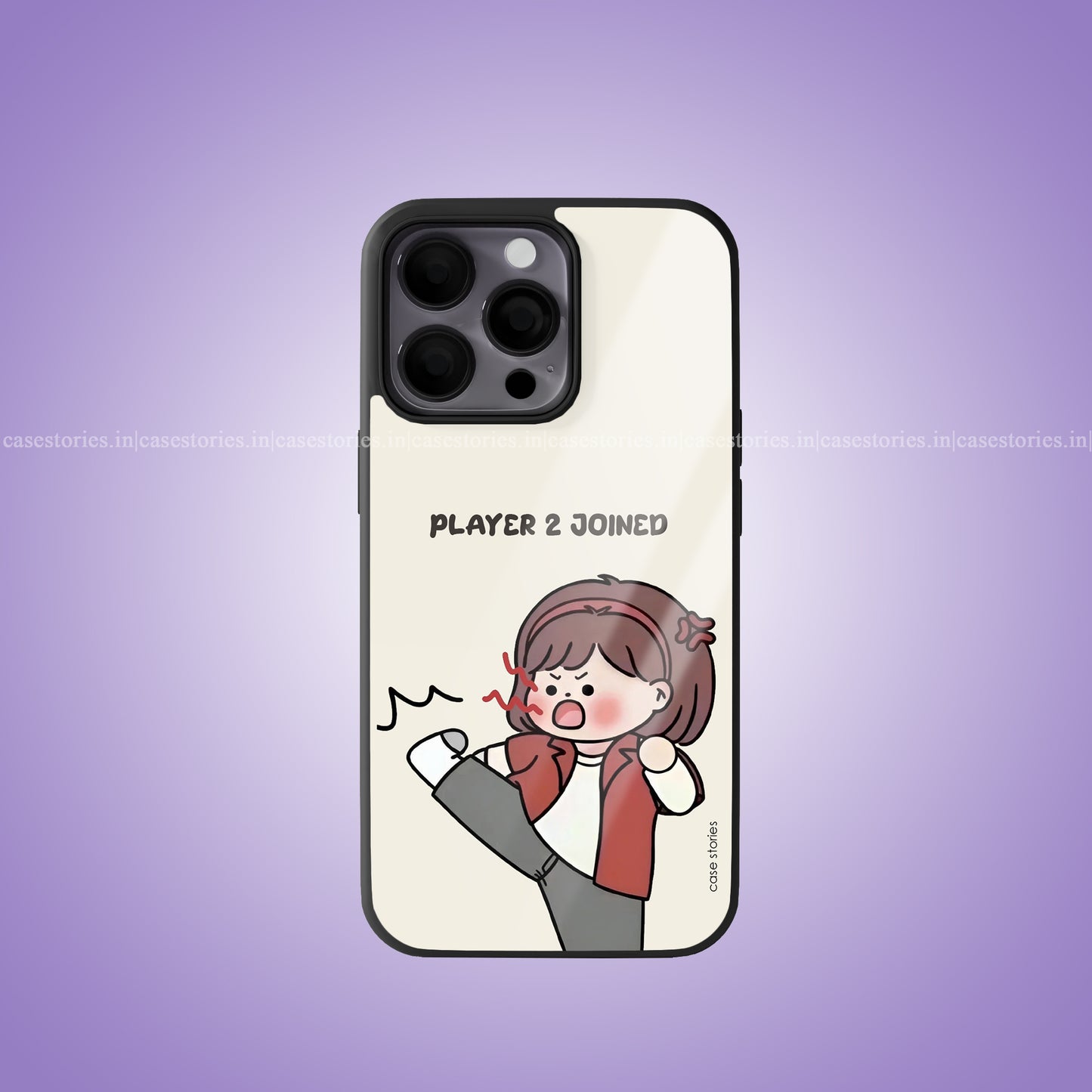 Mrs. Chibi Couple For Her Premium Glossy Phone Case
