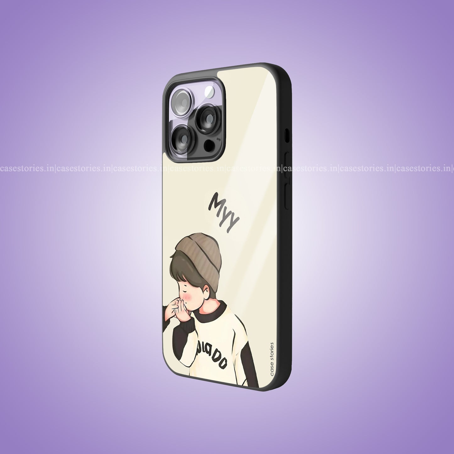 King of Her Heart Premium Glossy Phone Case