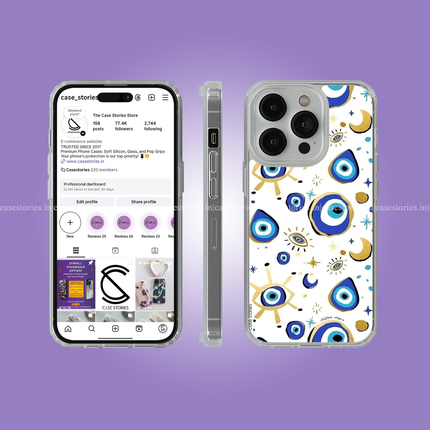 No Bad Vibes Evil Eye Soft Case