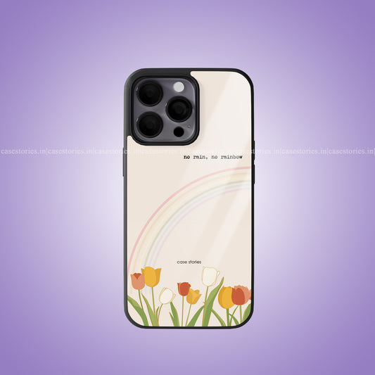 No Rain No Rainbow Premium Glossy Phone Case