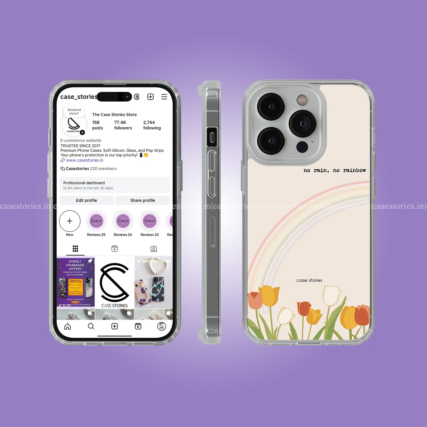 No Rain No Rainbow Soft Case