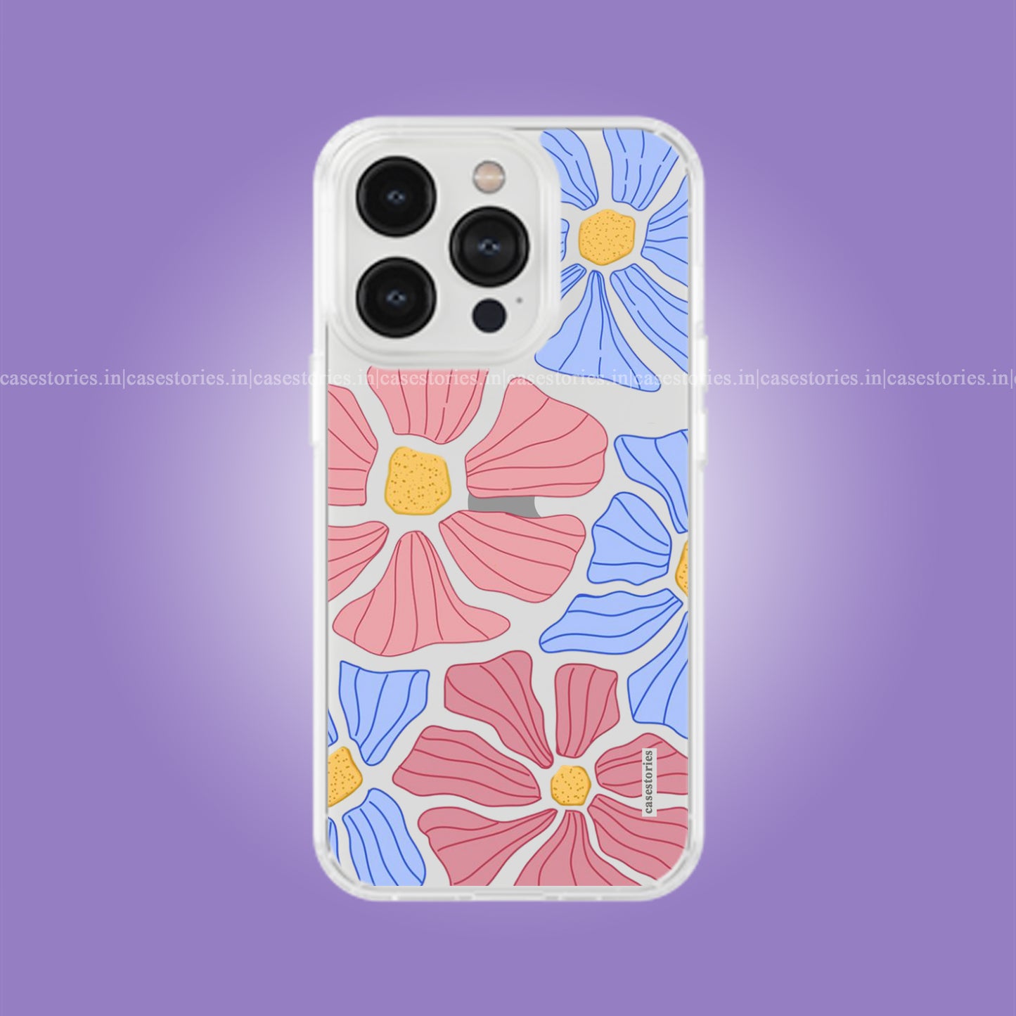 Pastel Petals Clear Soft Case