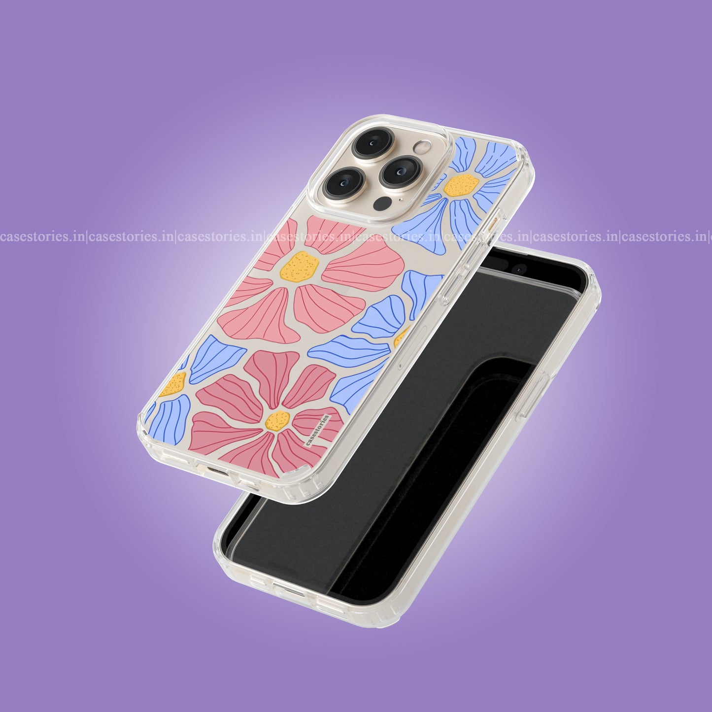 Pastel Petals Clear Soft Case