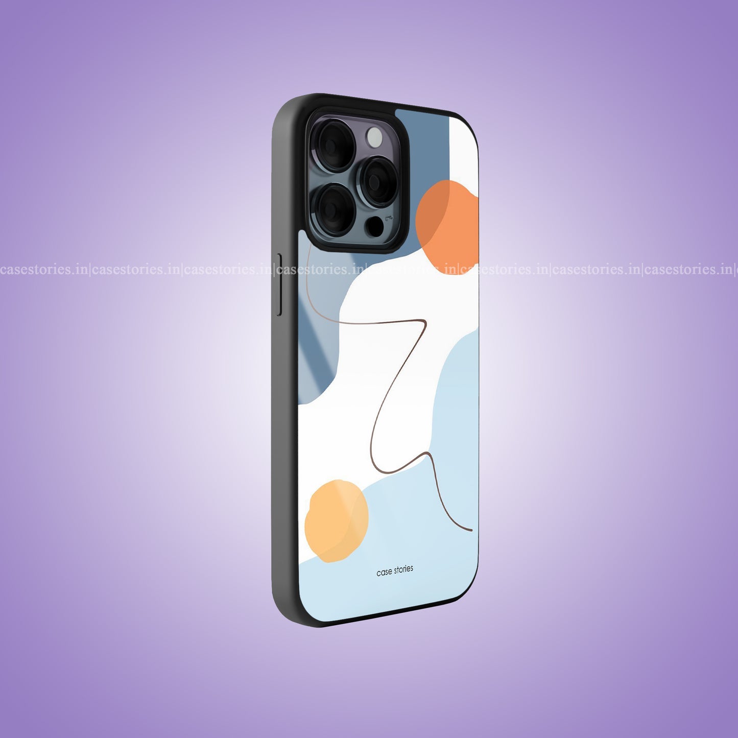 Pastel Sketch Vibes Premium Glossy Phone Case