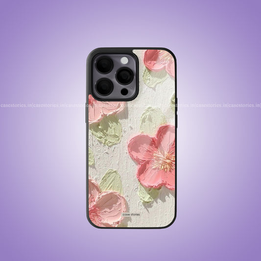 Peachy Petals Premium Glossy Phone Case