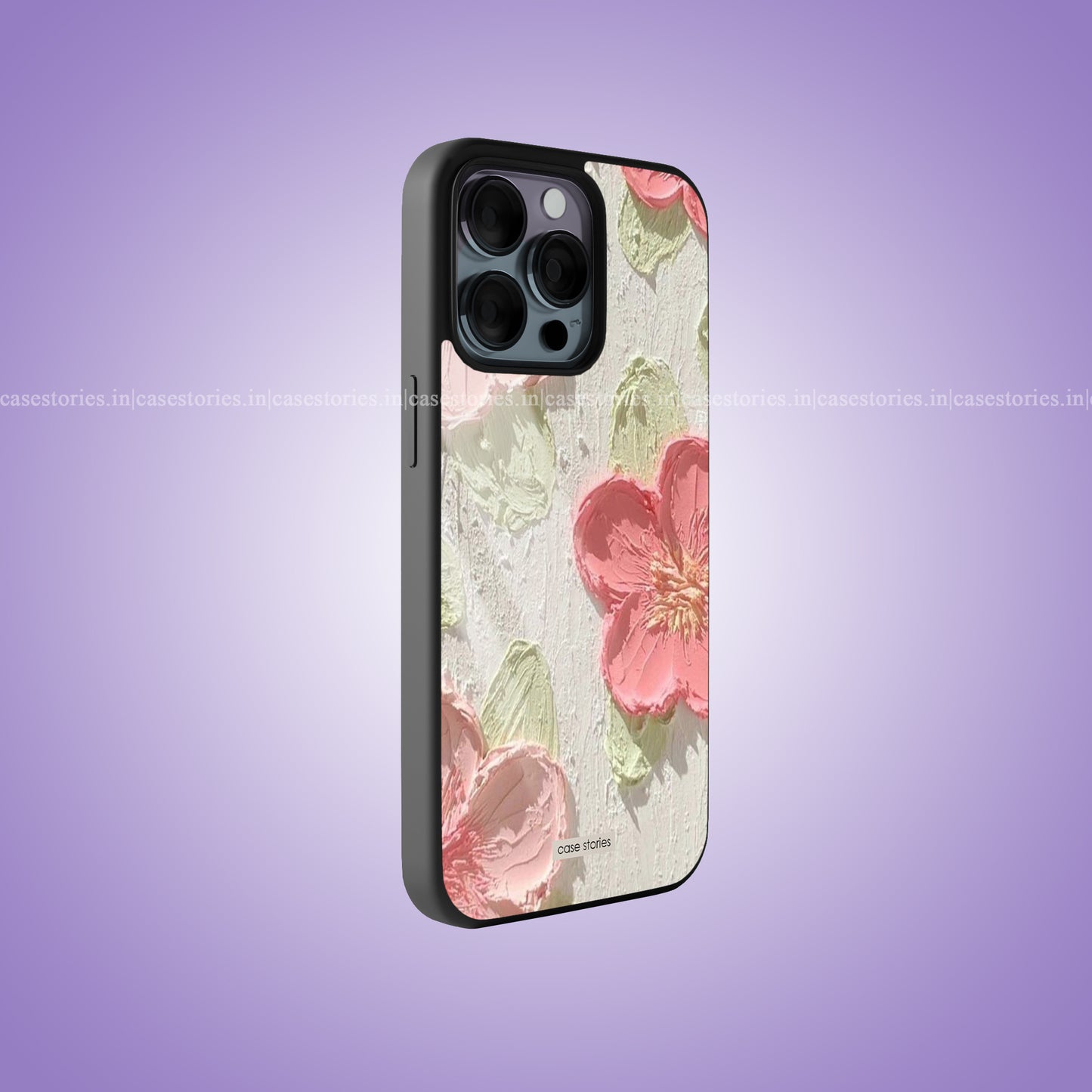 Peachy Petals Premium Glossy Phone Case