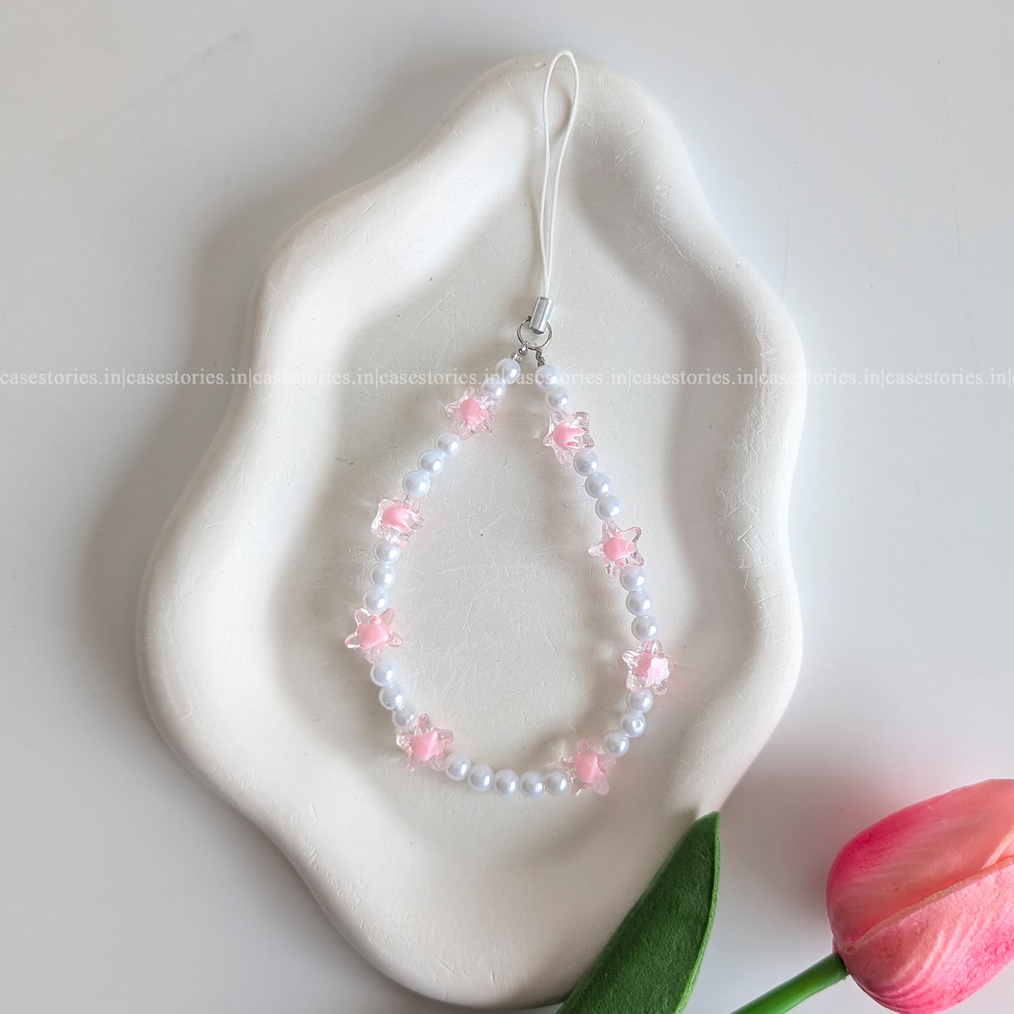Pink Celestial Pearl Mobile Charm