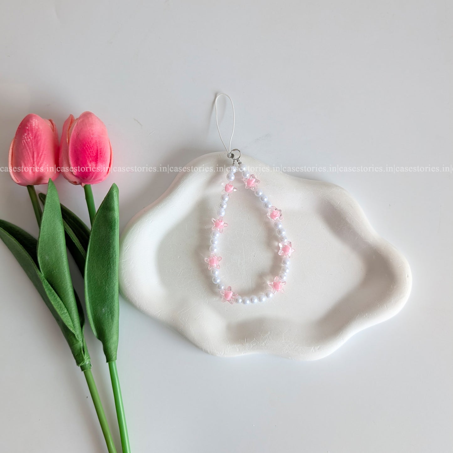 Pink Celestial Pearl Mobile Charm