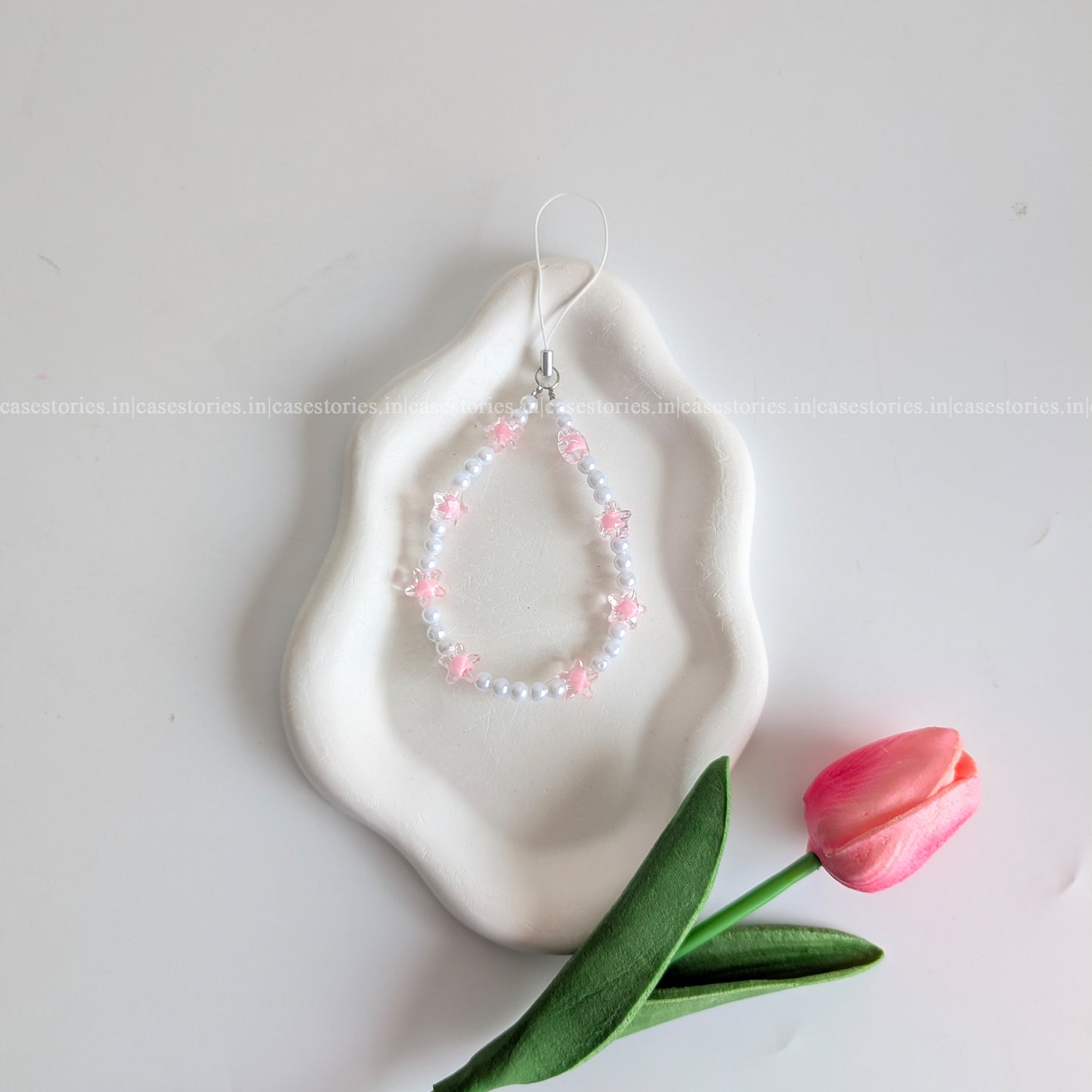 Pink Celestial Pearl Mobile Charm