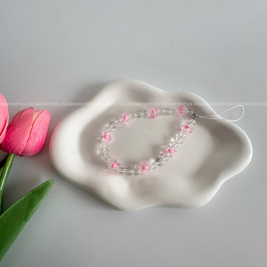 Pink Floral Dayz Mobile Charm