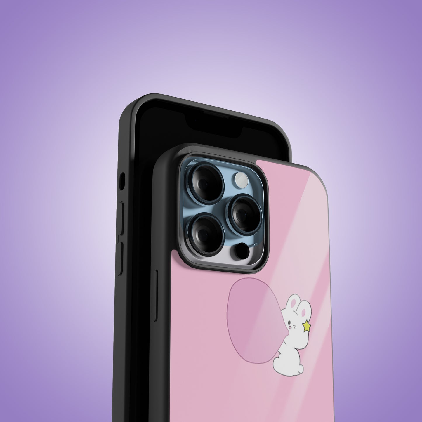 Pink Kawai Premium Glossy Phone Case