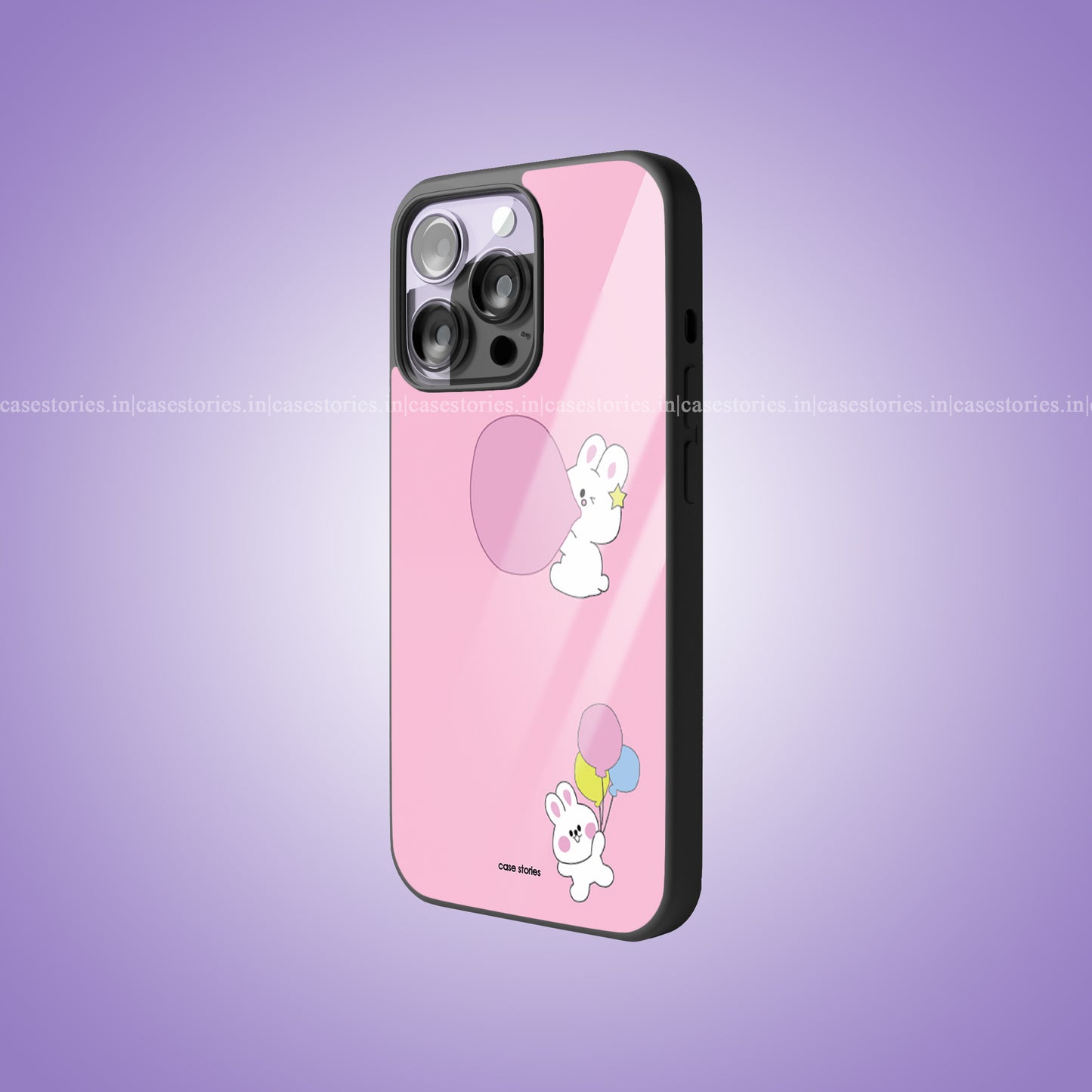 Pink Kawai Premium Glossy Phone Case