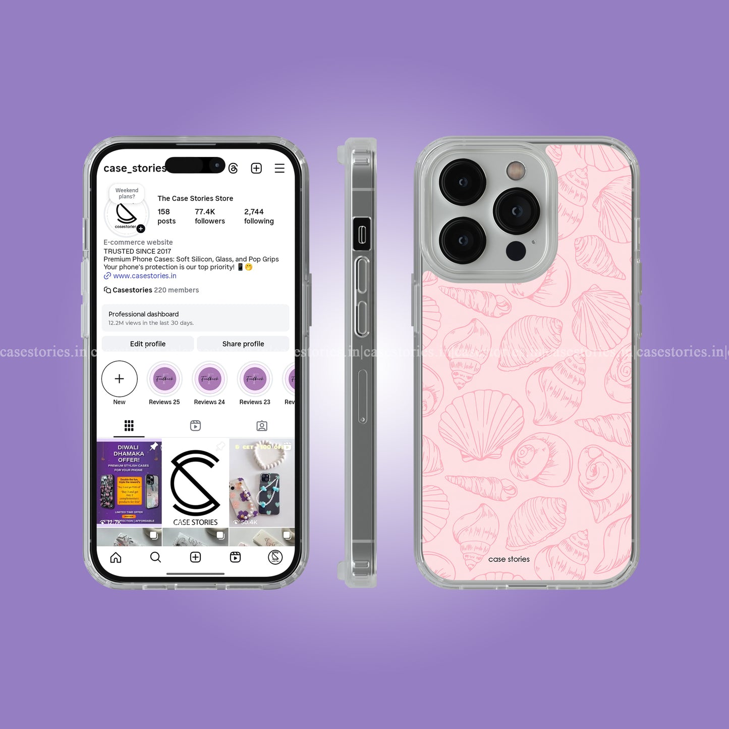 Pink Shell Wave Soft Case