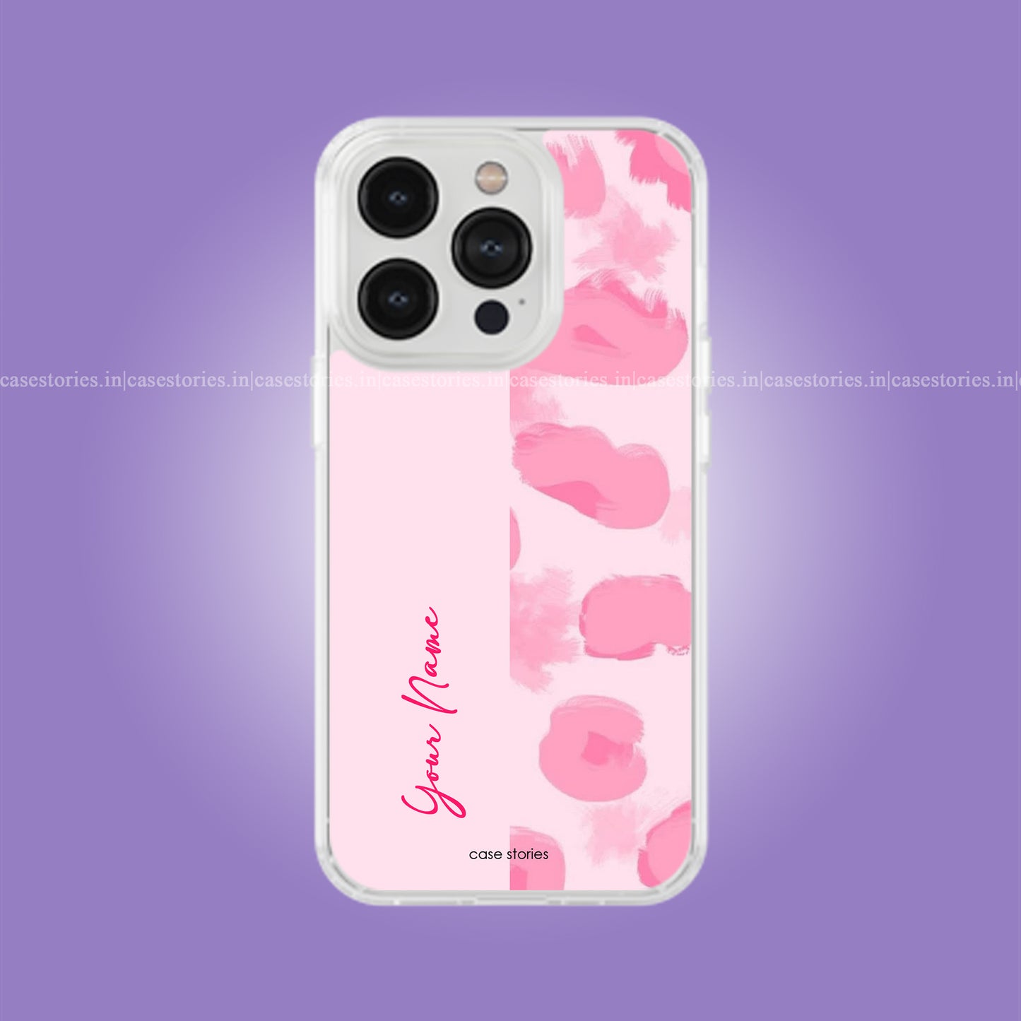 Pink Whisper Custom Name Soft Case