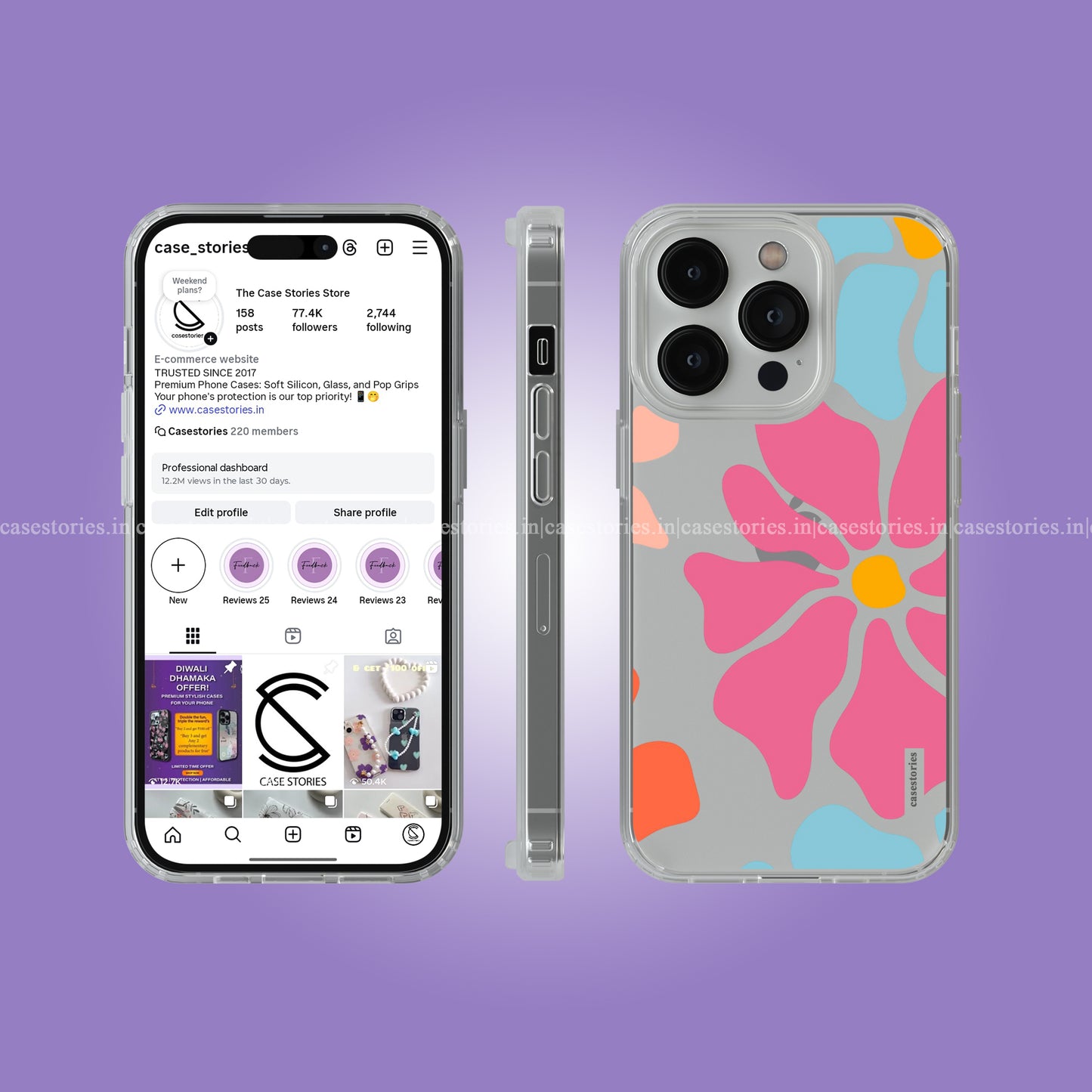 Pop Art Petals Clear Soft Case