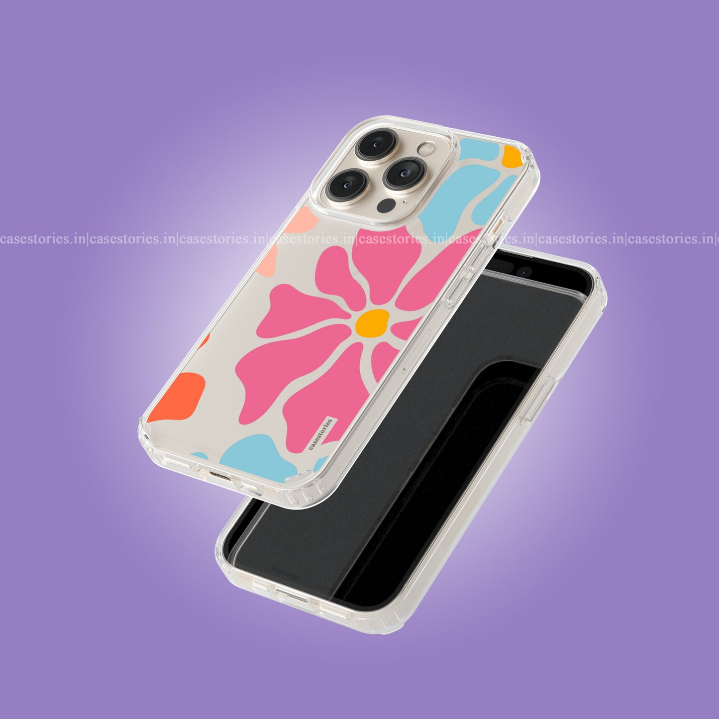 Pop Art Petals Clear Soft Case